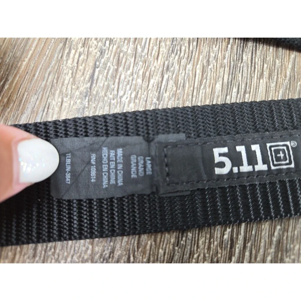 5.11 Tactical Inner Duty Belt Size Large Black TLBLIN-3847 Adjustable